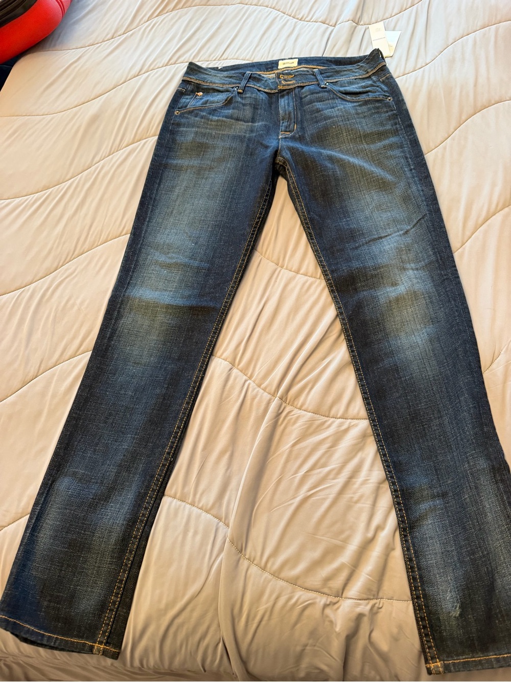 Hudson Jeans Women’s Skinny Dark Blue Distressed Wash